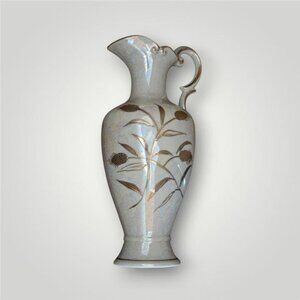 Hand Painted Betson Ceramic Vase - Iridescent Glaze
